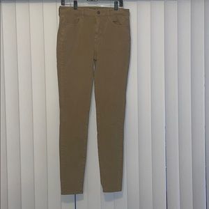 American Eagle hi-rise khaki jeggings